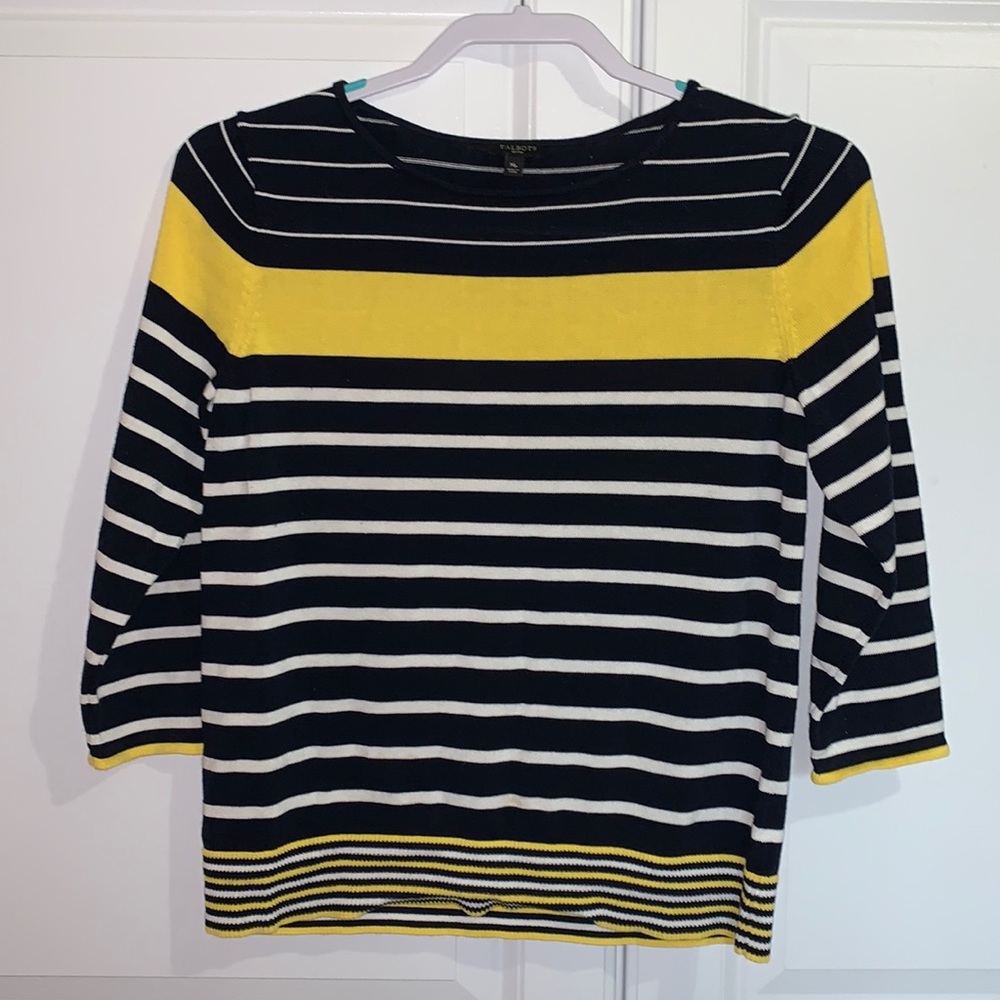 Talbots Medium Petite 3/4 Sleeve Shirt